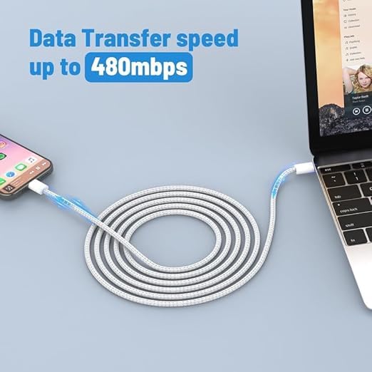 20W Power Adapter and Ultra Fast USB-C to C Cable (for iPhone, iPad & AirPods)