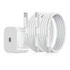 20W Fast Charger Compatible for iPhone 17/16/15/14/13/12/11 Series | 1M Type C to L Cable + 1M Nylon Braided Type C to C Cable | PD Fast Charger
