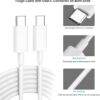 20W Power Adapter and Ultra Fast USB-C to C Cable (for iPhone, iPad & AirPods)