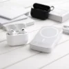 AirPods 2 Pro & MagSafe Power-Bank Combo | Wireless Earbuds with Fast Charger for Mobile (White)